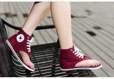 converse en jean femme